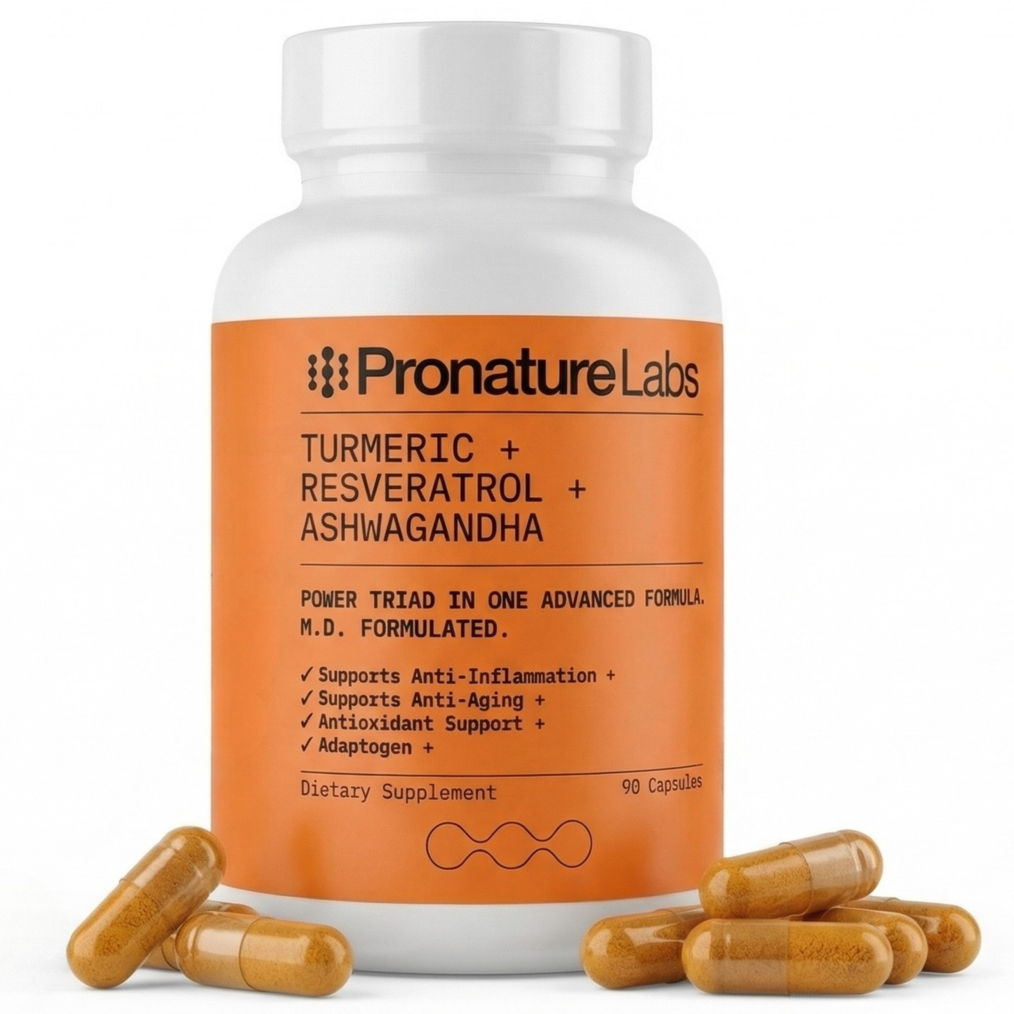 Turmeric + Resveratrol + Ashwagandha